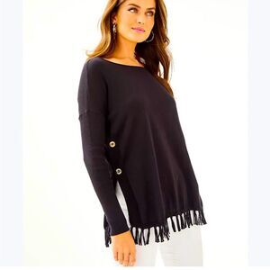 LILLY PULITZER‎ Ramona Fringe Sweater Small